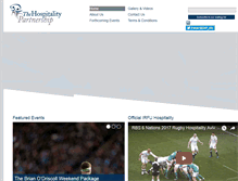 Tablet Screenshot of hospitalitypartnership.ie